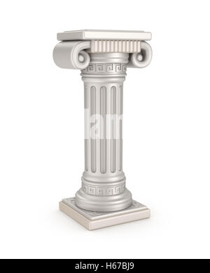 Antica pilastro, 3D illustrazione Foto Stock
