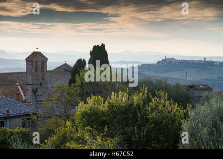 Monticchiello, Toscana, Italia, UE, Europa Foto Stock