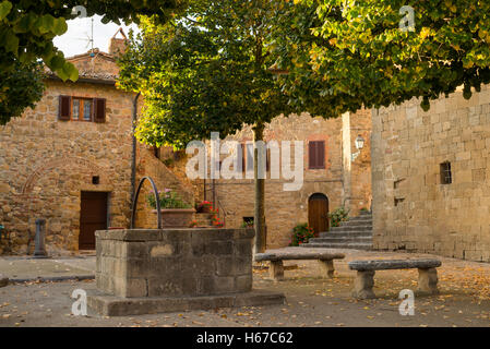 Monticchiello, Toscana, Italia, UE, Europa Foto Stock