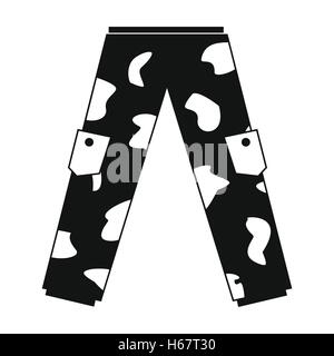 Calzoncini Camouflage icona semplice Illustrazione Vettoriale