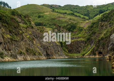 Parco La Arboleda - area ricreativa nel Trapaga Valley vicino a Bilbao, Vizcaya, Paesi Baschi, Spagna, Europa Foto Stock