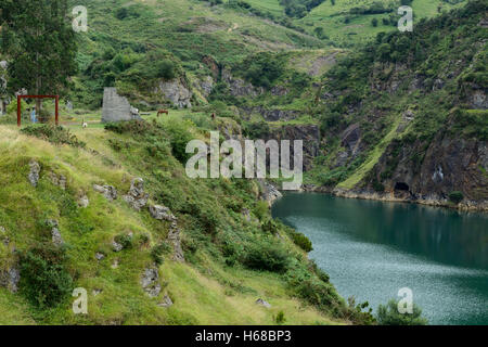 Parco La Arboleda - area ricreativa nel Trapaga Valley vicino a Bilbao, Vizcaya, Paesi Baschi, Spagna, Europa Foto Stock