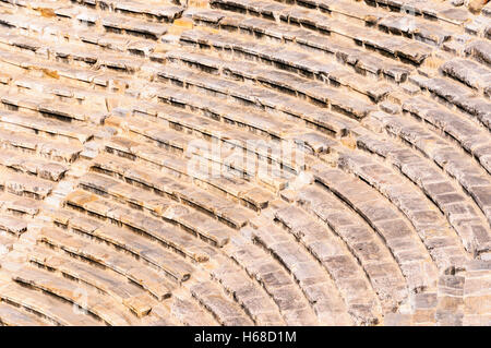 Anfiteatro romano a Hieropolis, Pamakkule, Turchia Foto Stock