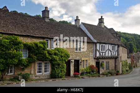 Castle Combe, Wiltshire, Inghilterra Foto Stock