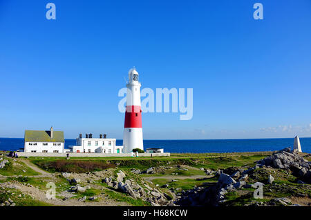 Portland Bill Lighthouse / Dorset Foto Stock