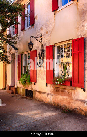 Il capitano della nave di casa su Church Street nel centro storico di Charleston, Sc Foto Stock