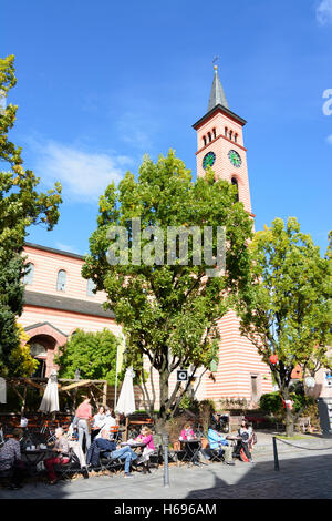 Friedberg: chiesa di San Giacomo San Giacomo, ristorante, Schwaben, Svevia, Baviera, Baviera, Germania Foto Stock