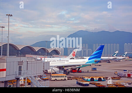 L'aeroporto internazionale di Hong Kong Foto Stock