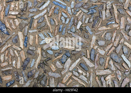 Texture architettoniche di pavimentazione naturale Foto Stock