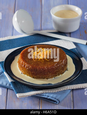 Malva pudding. South African dessert. Foto Stock