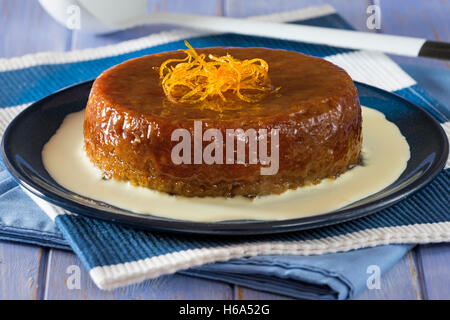 Malva pudding. South African dessert. Foto Stock