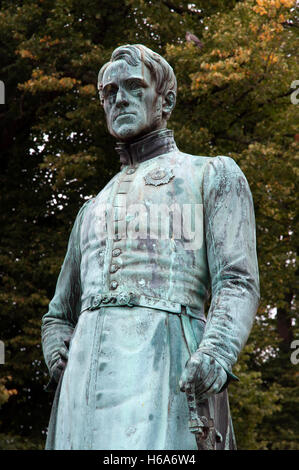 Statua di re frederik vi di Danimarca Foto Stock