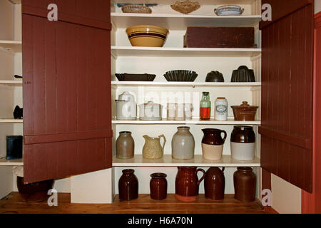 Armadio interiore del Green Gables heritage house, Cavendish, Prince Edward Island, Canada Foto Stock