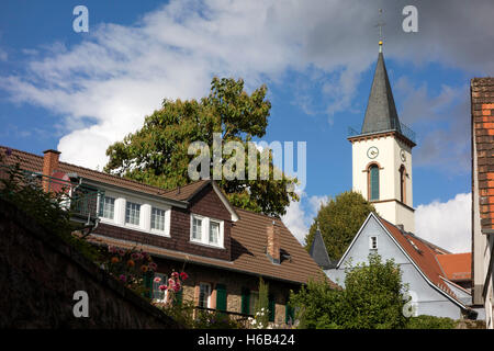 Lindenfels, Bergstrasse distretto, Germania Foto Stock