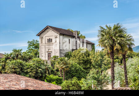 Chiesa di San Michele in Ascona, Ticino, Svizzera Foto Stock