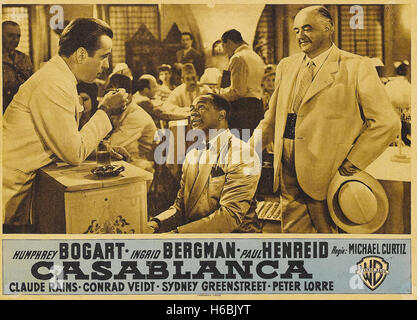 Casablanca - Poster - Foto Stock