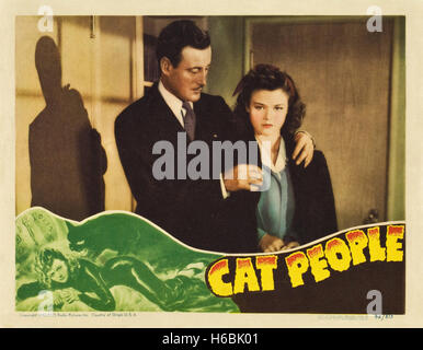 Gente del gatto (1942) - Movie Poster - Foto Stock