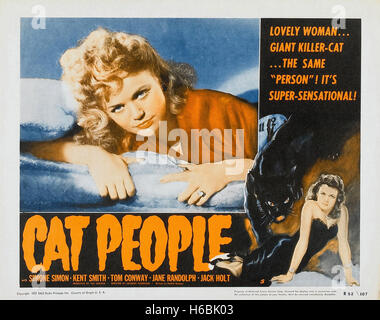 Gente del gatto (1942) - Movie Poster - Foto Stock