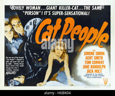 Gente del gatto (1942) - Movie Poster - Foto Stock