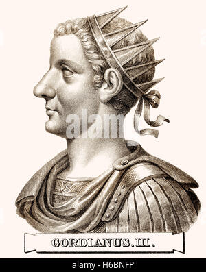 Gordiano III, 225-244, imperatore romano Foto Stock