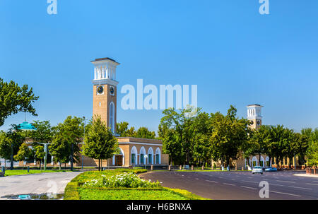 Clock Tower a Tashkent, capitale dell'Uzbekistan Foto Stock