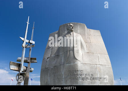 Monumento di Joseph Conrad, Gdynia, Polonia Foto Stock