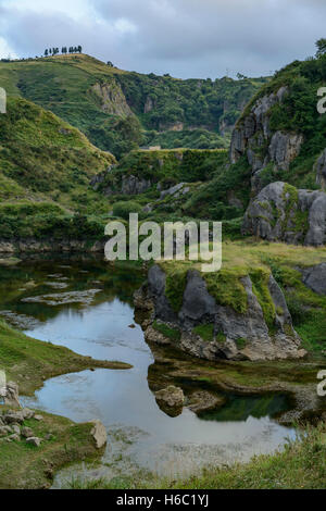 Parco La Arboleda - area ricreativa nel Trapaga Valley vicino a Bilbao, Vizcaya, Paesi Baschi, Spagna, Europa Foto Stock