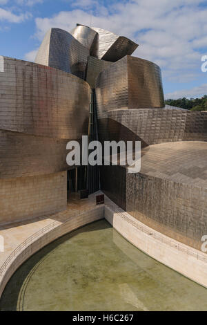 Museo Guggenheim Bilbao Pais Vasco Spagna Foto Stock