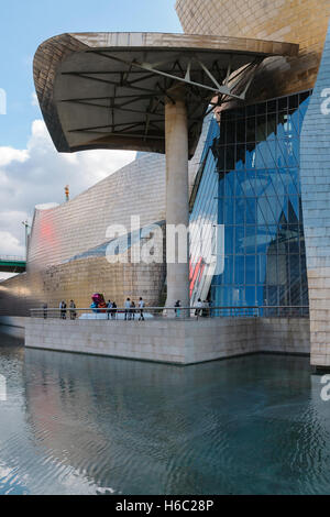 Museo Guggenheim Bilbao Pais Vasco Spagna Foto Stock