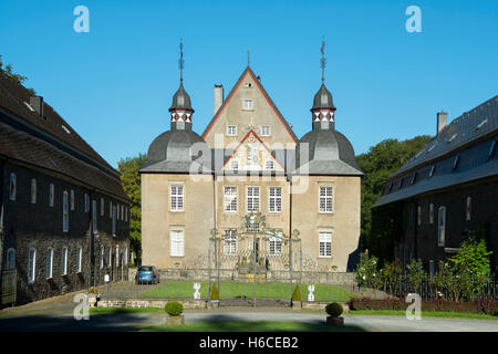 Deutschland, NRW, Lüdenscheid, Wasserschloss Neuenhof Elspetal im Foto Stock