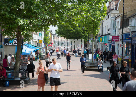 High street, Gillingham, Kent Foto Stock