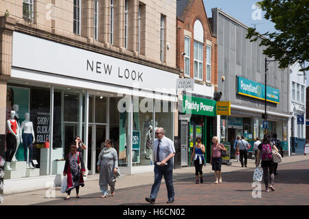 High street, Gillingham, Kent Foto Stock