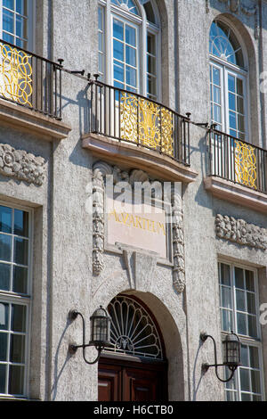 Facciata del Mozarteum di Salisburgo, Austria, Europa Foto Stock