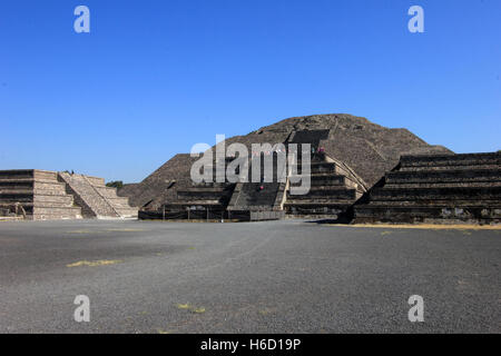 Vista impressionante a piramide della luna Foto Stock
