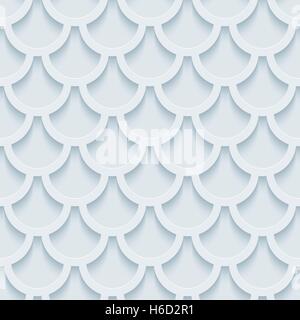 La spia folle grigio modello senza cuciture con effetto 3D. Piastrellabile sfondo vettoriale. Illustrazione Vettoriale