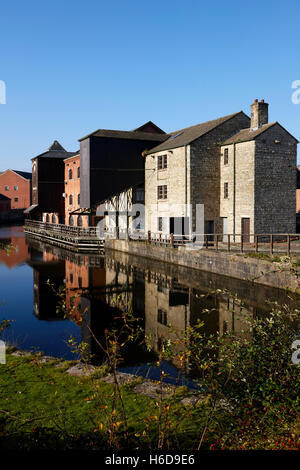 Wigan Pier il Liverpool Leeds Canal England Regno Unito Foto Stock