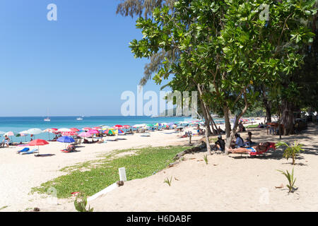 Surin Beach sull'isola di Phuket, Tailandia Foto Stock
