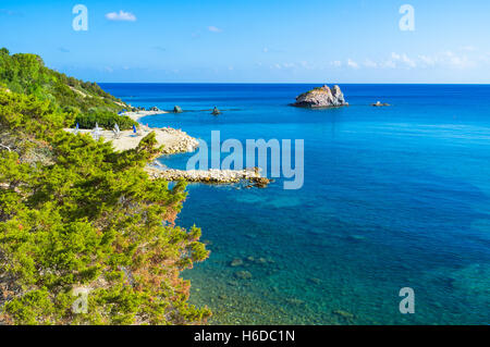 Bagni di Afrodite situato sulla costa tra Polis e il capo di Akamas, una regione ricca di mitologia e ricco di storia Foto Stock