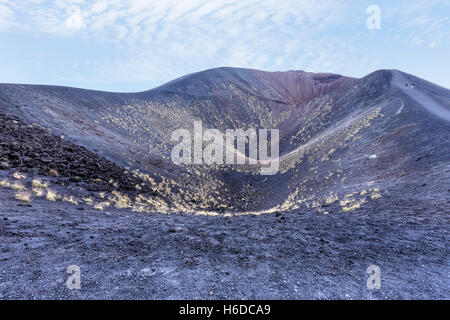 Il monte Etna e Catania, della Sicilia, Italia Foto Stock