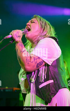 Austin, Texas, Stati Uniti d'America. 25 ott 2016. Elle re in concerto a Austin, TX. © Rustin Gudim/ZUMA filo/Alamy Live News Foto Stock