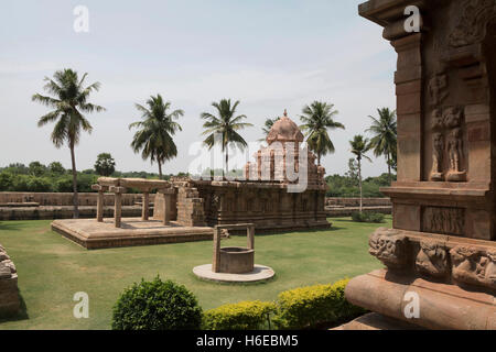 Tenkailasa santuario e il tempio di Brihadisvara, Gangaikondacholapuram, Tamil Nadu, India. Foto Stock