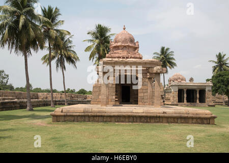 Tenkailasa santuario e il tempio di Brihadisvara, Gangaikondacholapuram, Tamil Nadu, India. Foto Stock