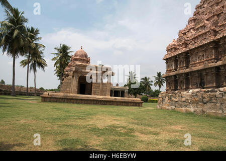 Tenkailasa santuario e il tempio di Brihadisvara, Gangaikondacholapuram, Tamil Nadu, India. Foto Stock