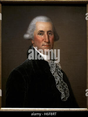 George Washington (1732-1799). Il presidente degli Stati Uniti. Ritratto di Adolf Ulrik Wertmuller (1751-1811), 1795. Museo Nazionale. Stoccolma. La Svezia. Foto Stock