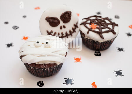 Halloween muffin spooky tortine Foto Stock