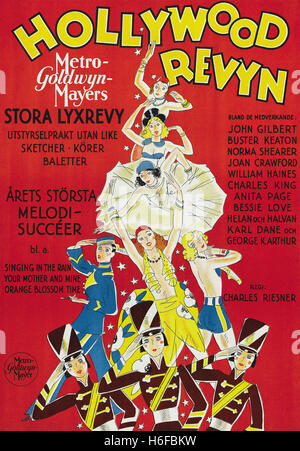 Hollywood Revue 1929 - Movie Poster - Foto Stock