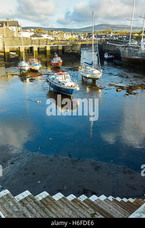 Castletown, porto, Isola di Man Foto Stock