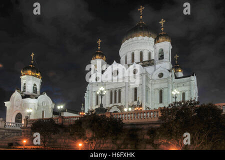 La Cattedrale di Cristo Salvatore. Mosca. La Russia Foto Stock
