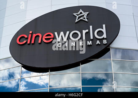 Cineworld logo cinema Foto Stock