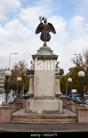 Boer South African War Memorial on king Edward VII avenue cathays park Cardiff Galles Regno Unito Foto Stock